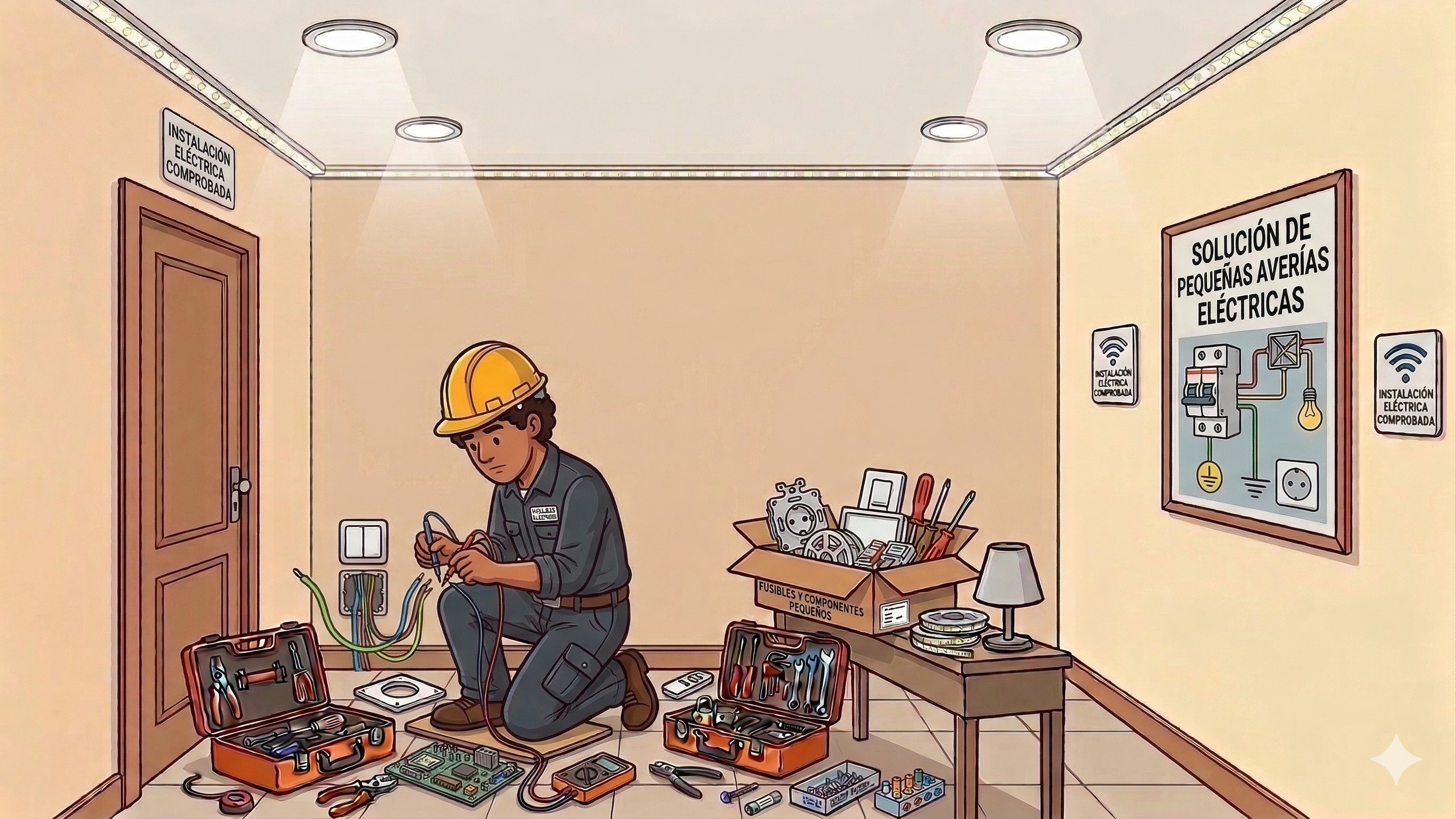 Solución de averías eléctricas y cuadros eléctricos